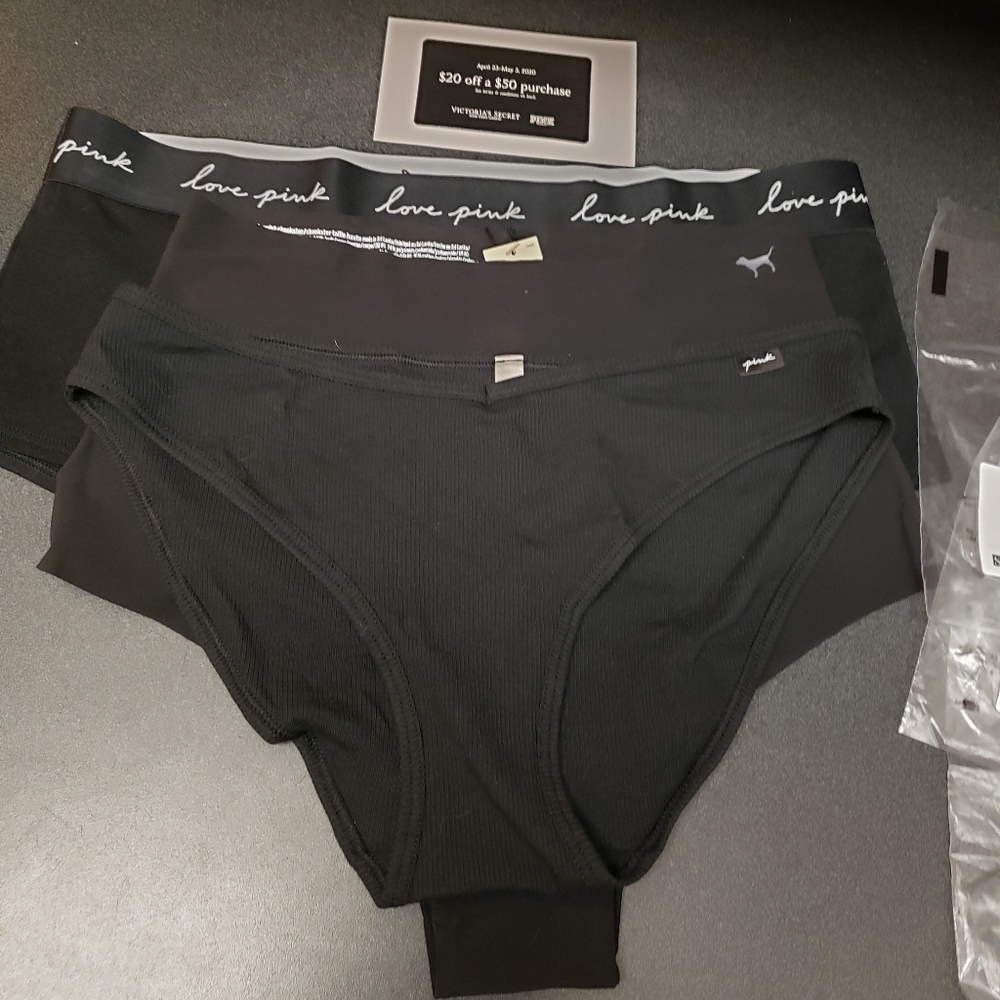 L PINK Panty Lot NWT